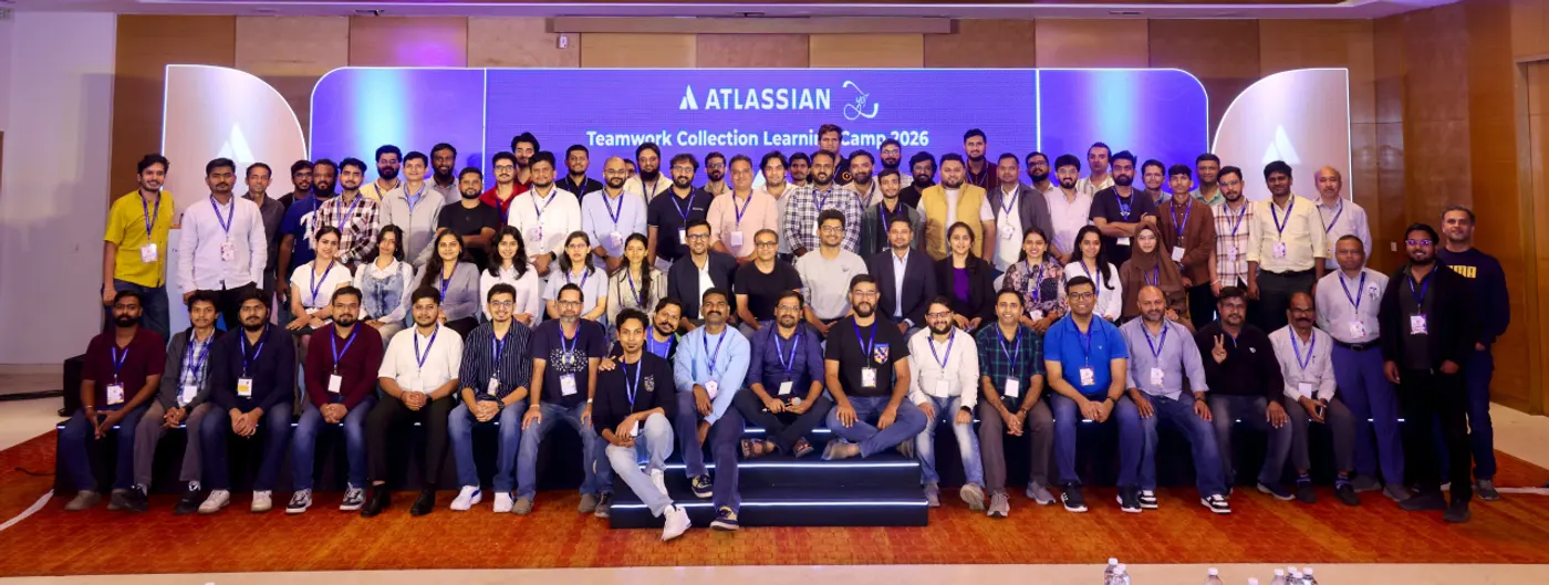 The full room of attendees and Champions at the Teamwork Collection Learning Camp in Pune